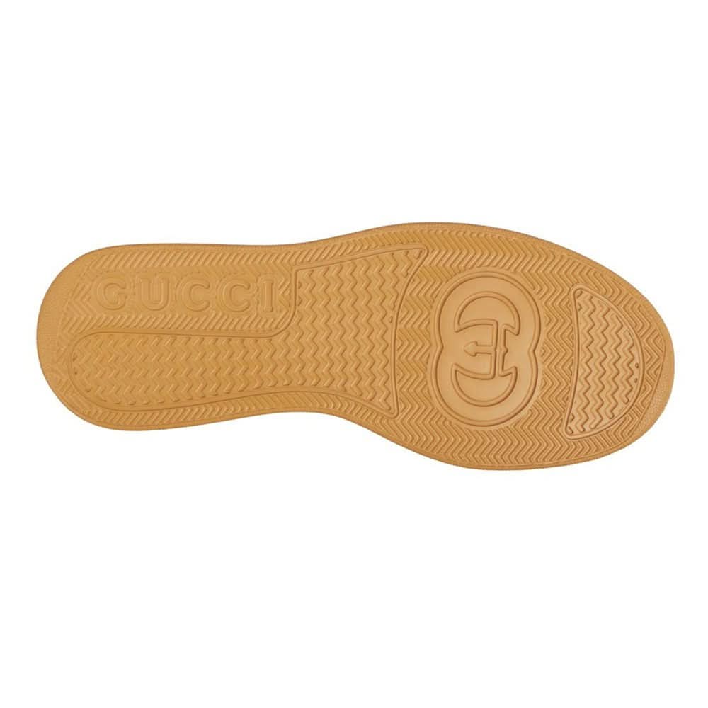 GUCCI GG Canvas leather-trimmed sneakers - Copva