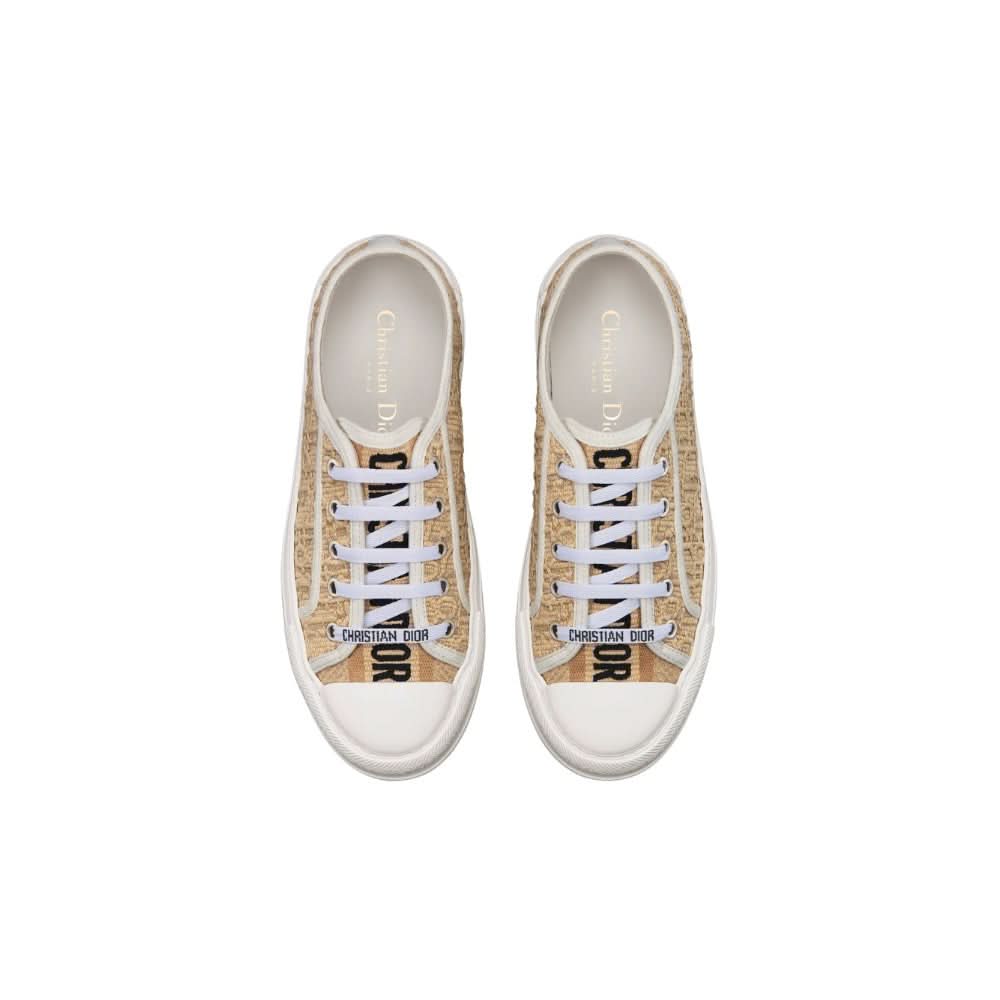 Dior Walk'n' Platform Sneaker "Natural Raffia-Effect"