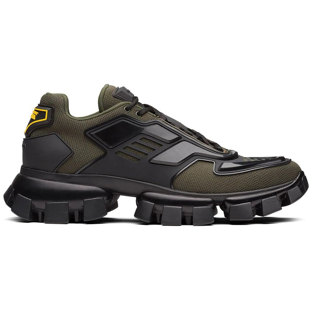 Prada Green Cloudbust Thunder Rubber And Mesh - Copva