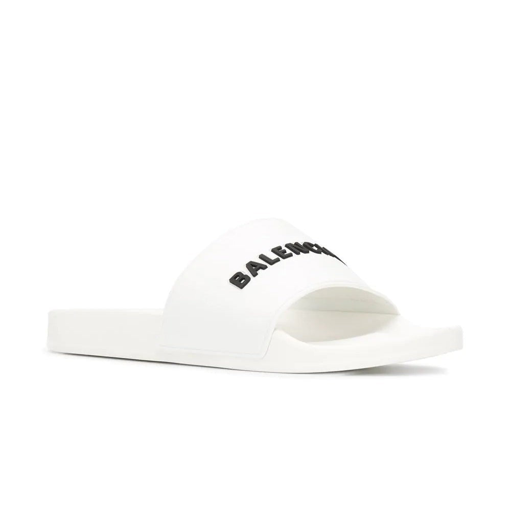 Balenciaga - Logo Embossed Pool Slides - Copva