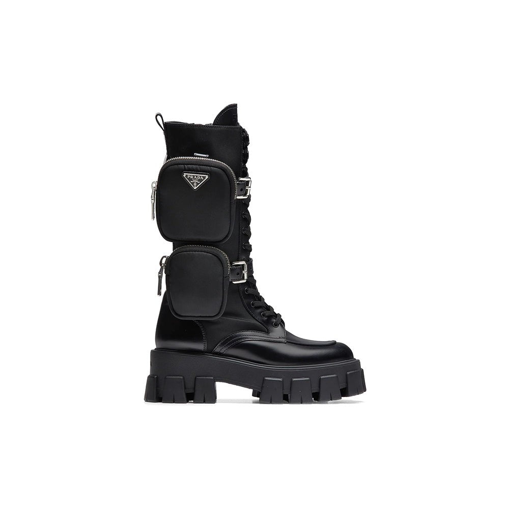 Prada Monolithe lace-up boots - Copva
