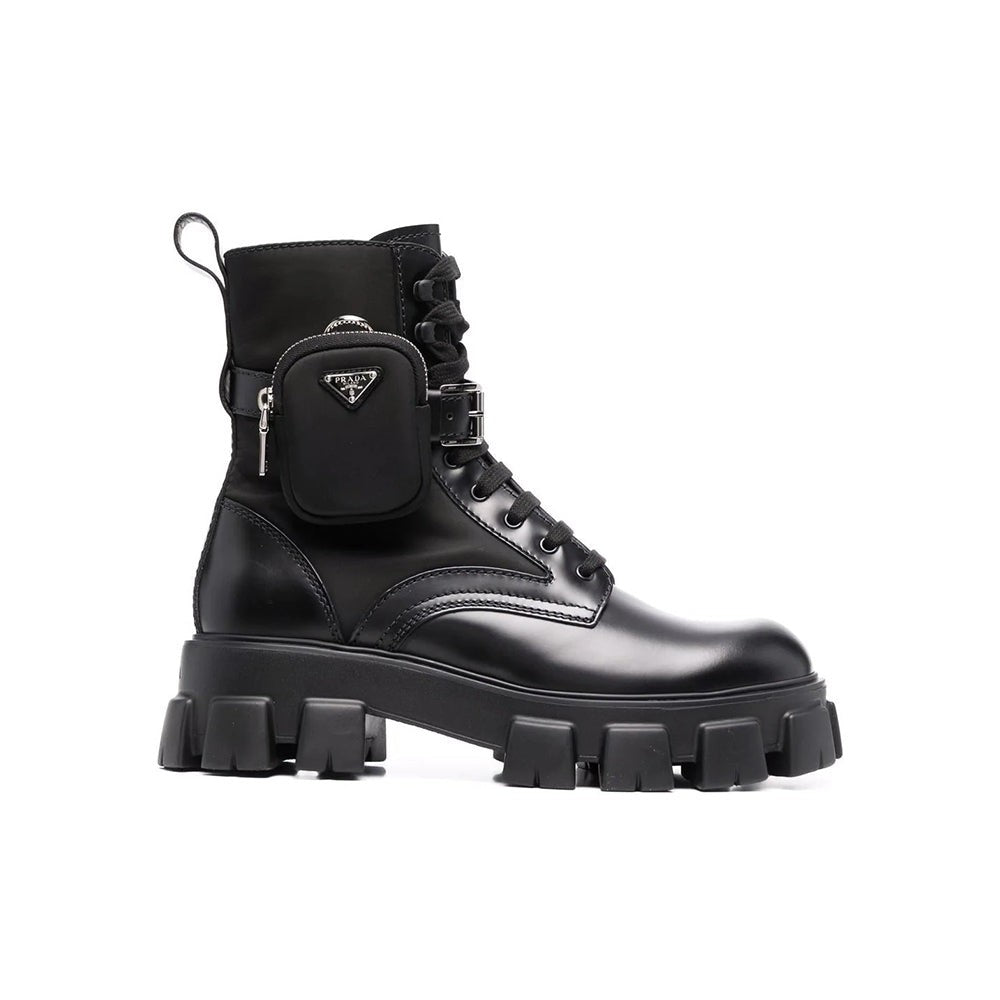 Prada Monolith pouch detail boots - Copva