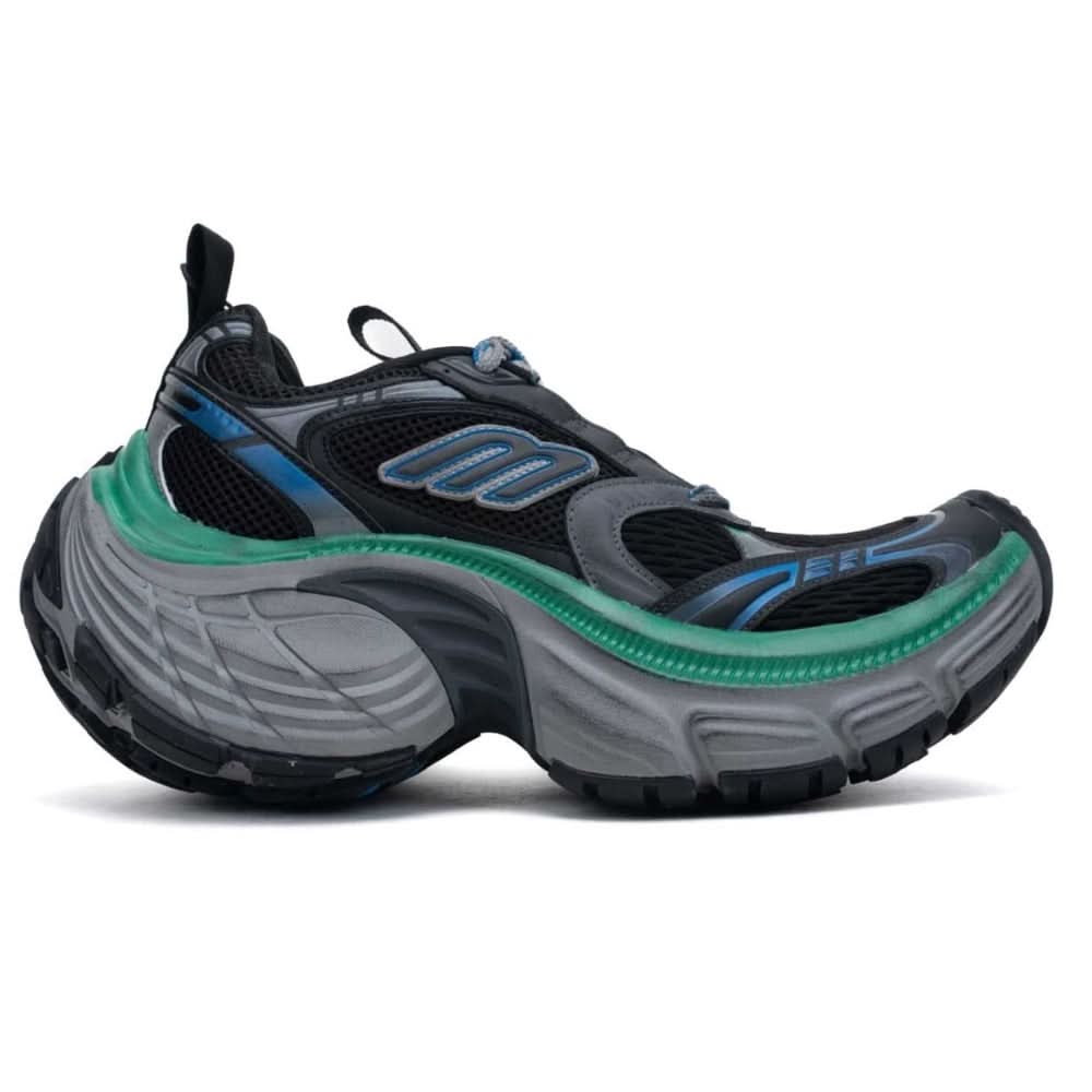 Balenciaga 10XL Sneakers "Black Green" - Copva