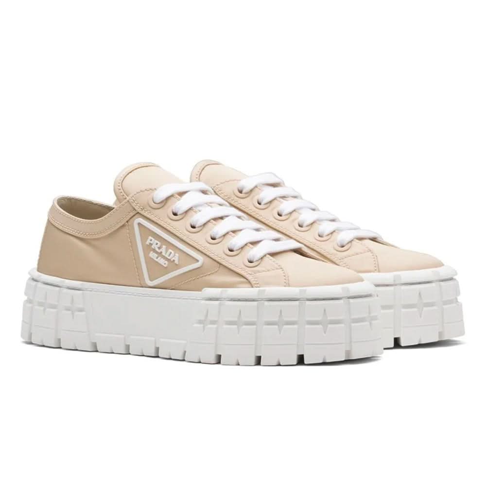 Prada Gabardine Wheel Platform 'Light Brown' - Copva