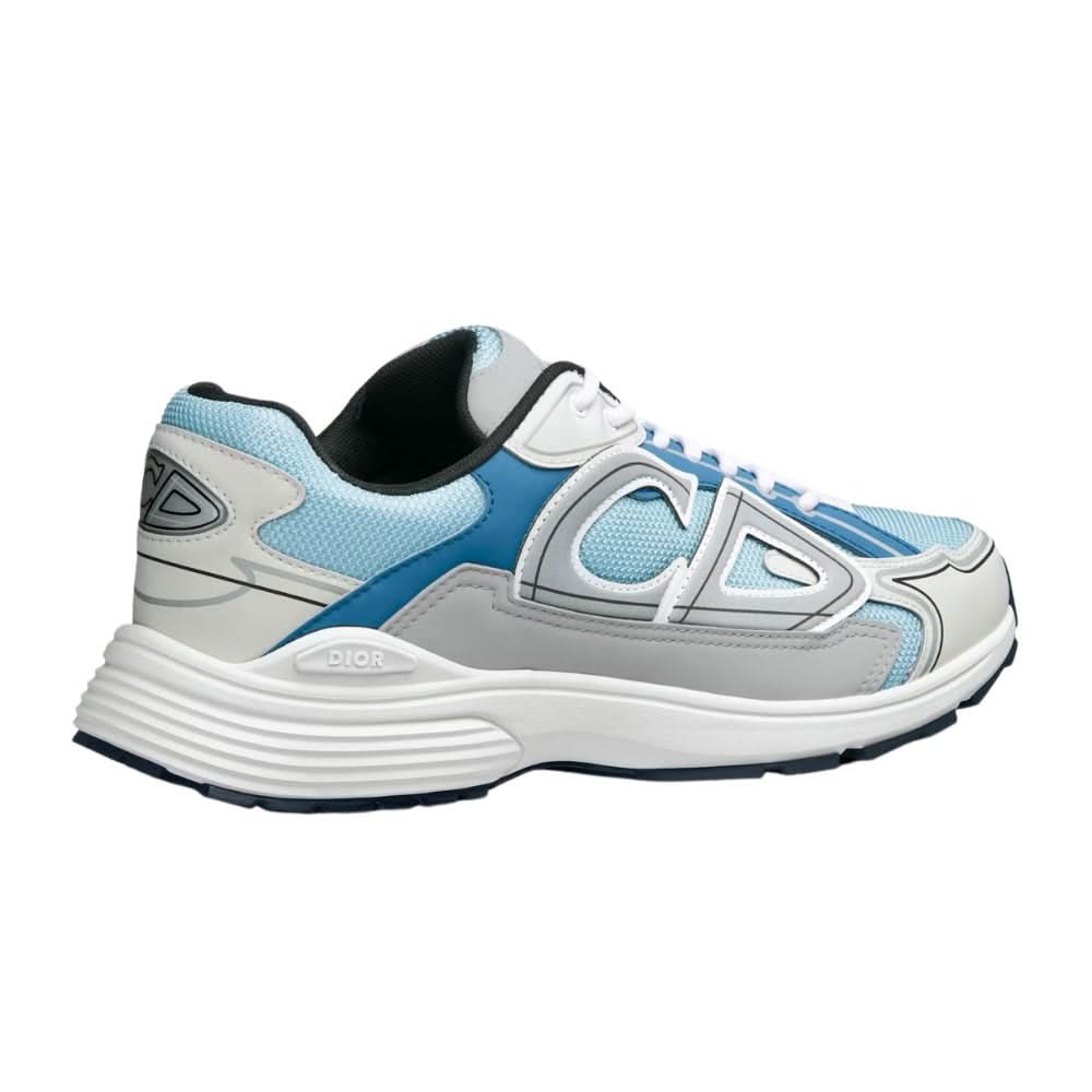 Dior B30 Light Blue Mesh and Blue, Gray and White Technical Fabric - Copva
