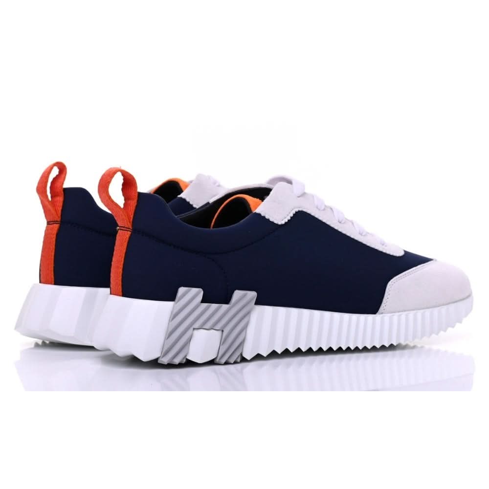 Hermès Suede and Nylon Boucning "Navy Blue/Grey" - Copva