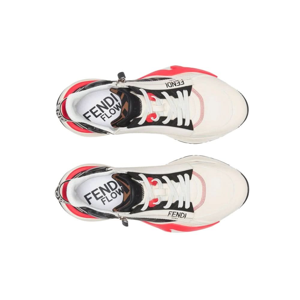 Fendi Flow Runner Lunar New Year Capsule White Low Top Trainers - Copva