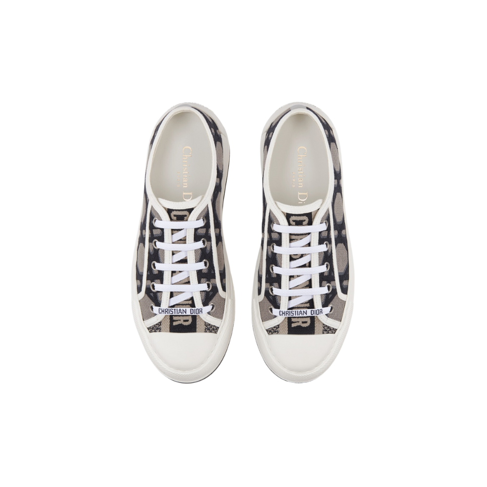 Dior Walk'N'Dior Platform 'Macrocannage - Deep Blue Beige'