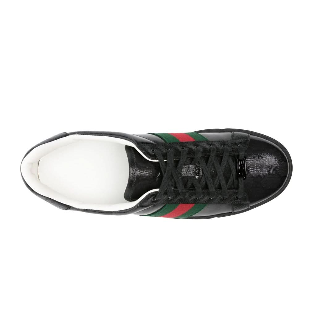 Gucci Ace GG Crystal canvas sneakers 'Black' - Copva