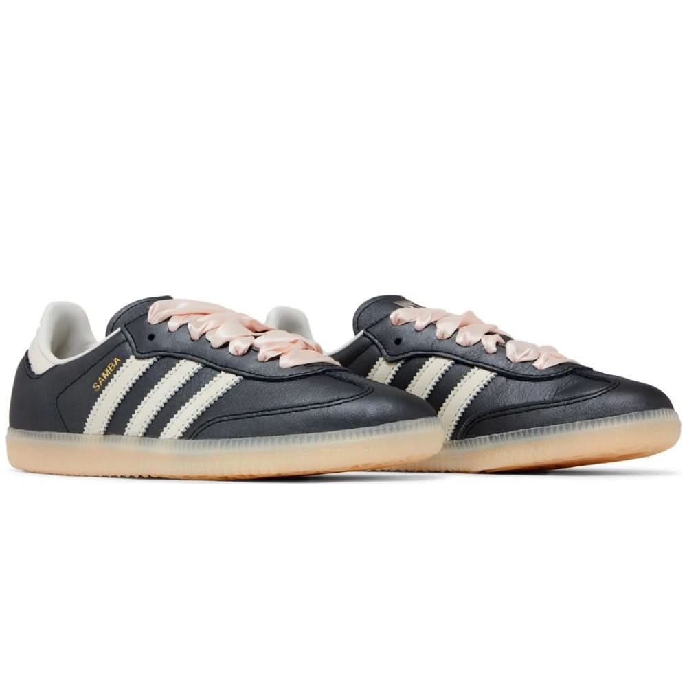 Adidas Samba 'Black Wonder Quartz Ribbon Laces'