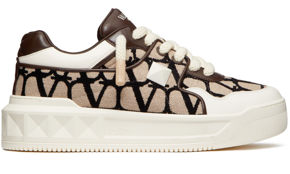 Valentino Garavani One Stud XL low-top Sneakers "Beige"