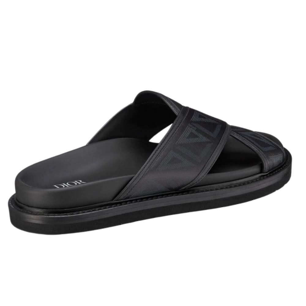 Dior Aqua Sandal 'CD Diamond - Black' - Copva