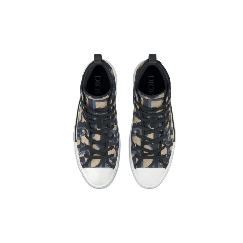 Dior B23 High 'Maxi Dior Oblique - Beige Black' - Copva