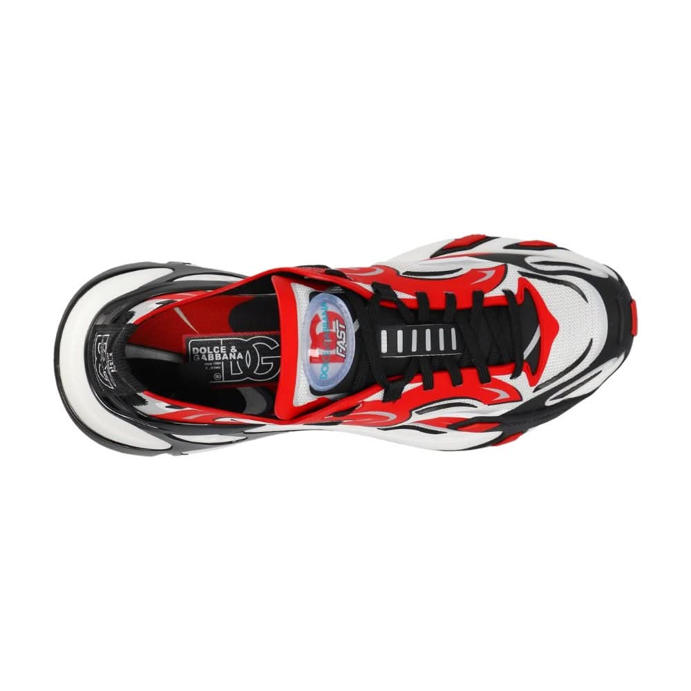 Dolce & Gabbana Fast Sneakers 'Red' - Copva