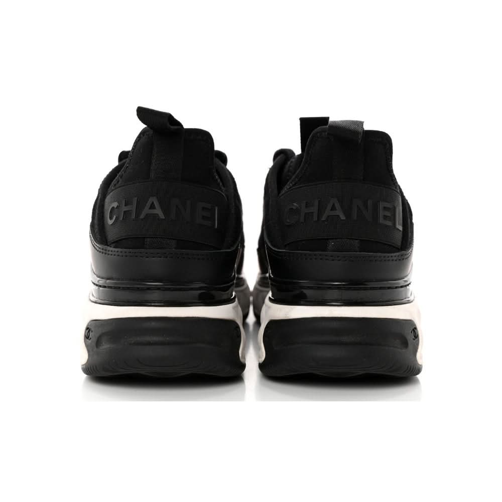 Chanel Velvet Calfskin & Mixed Fibers Sneaker 'Black' - Copva