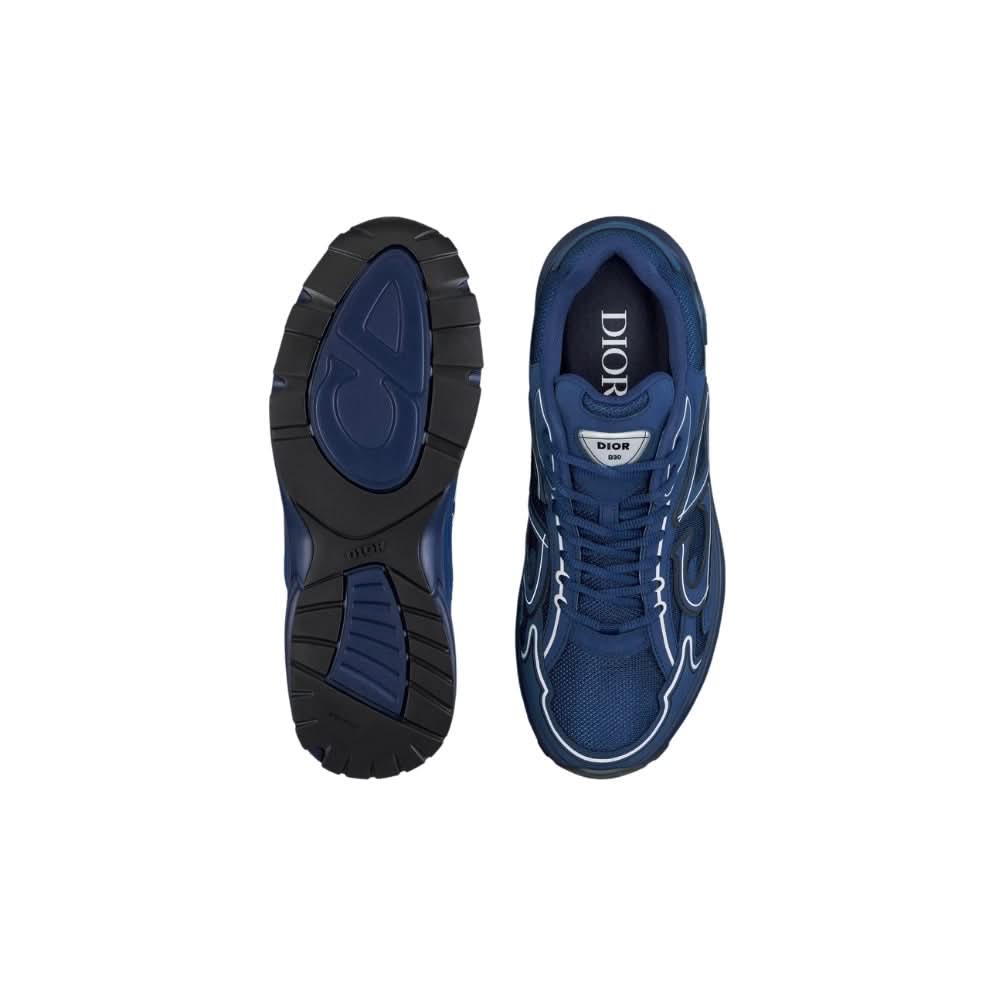 Dior B30 Dark Blue Knit And Technical Fabric - Copva