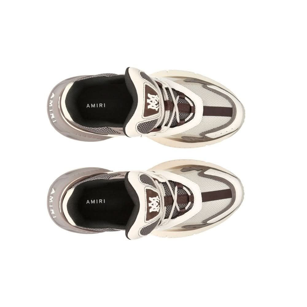 AMIRI Leather MA Runner Sneakers "Brown/Oth" - Copva