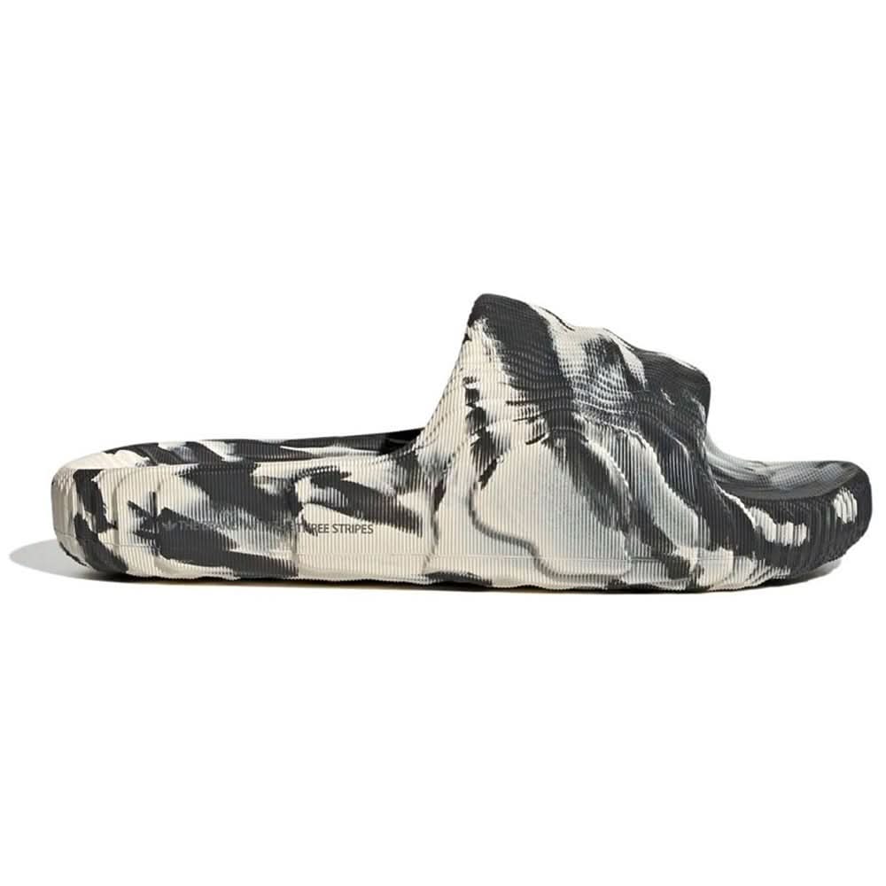 Adidas Adilette 22 Slides "Black Grey" - Copva