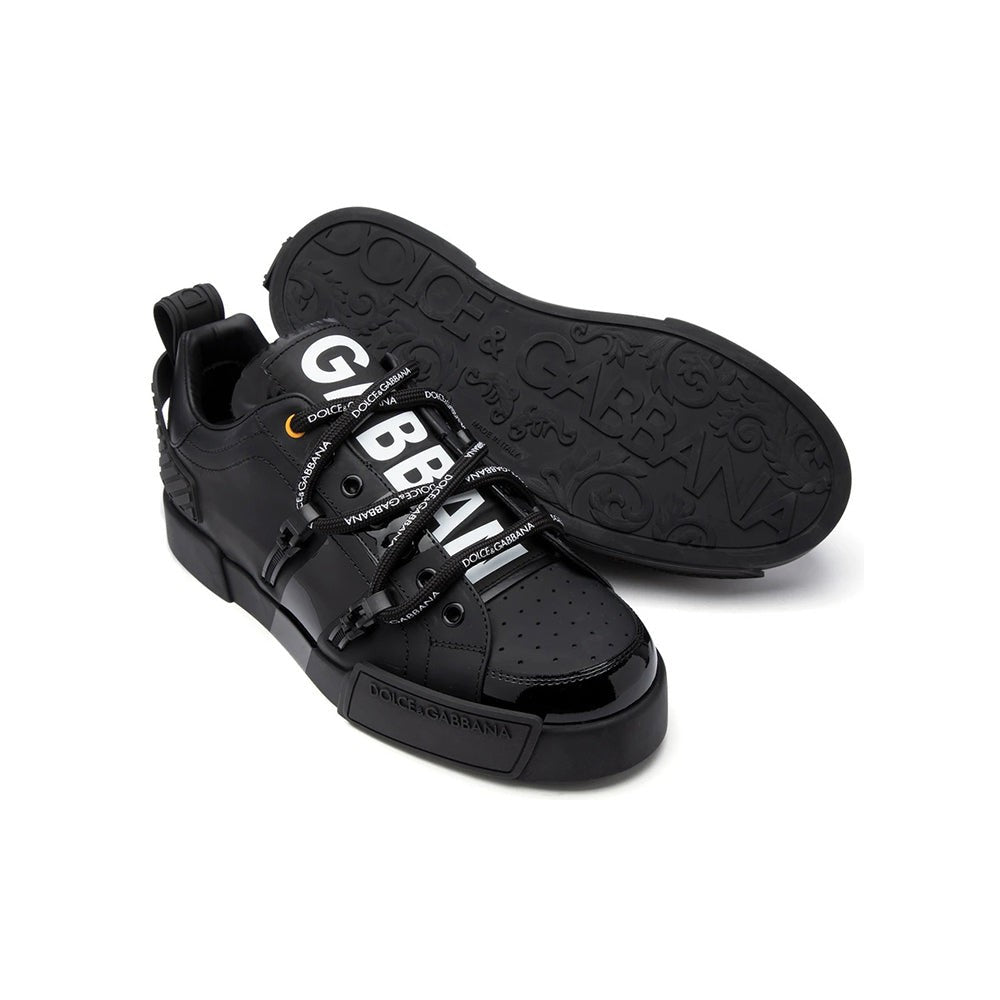 Dolce & Gabbana Portofino Sneakers in Black - Copva