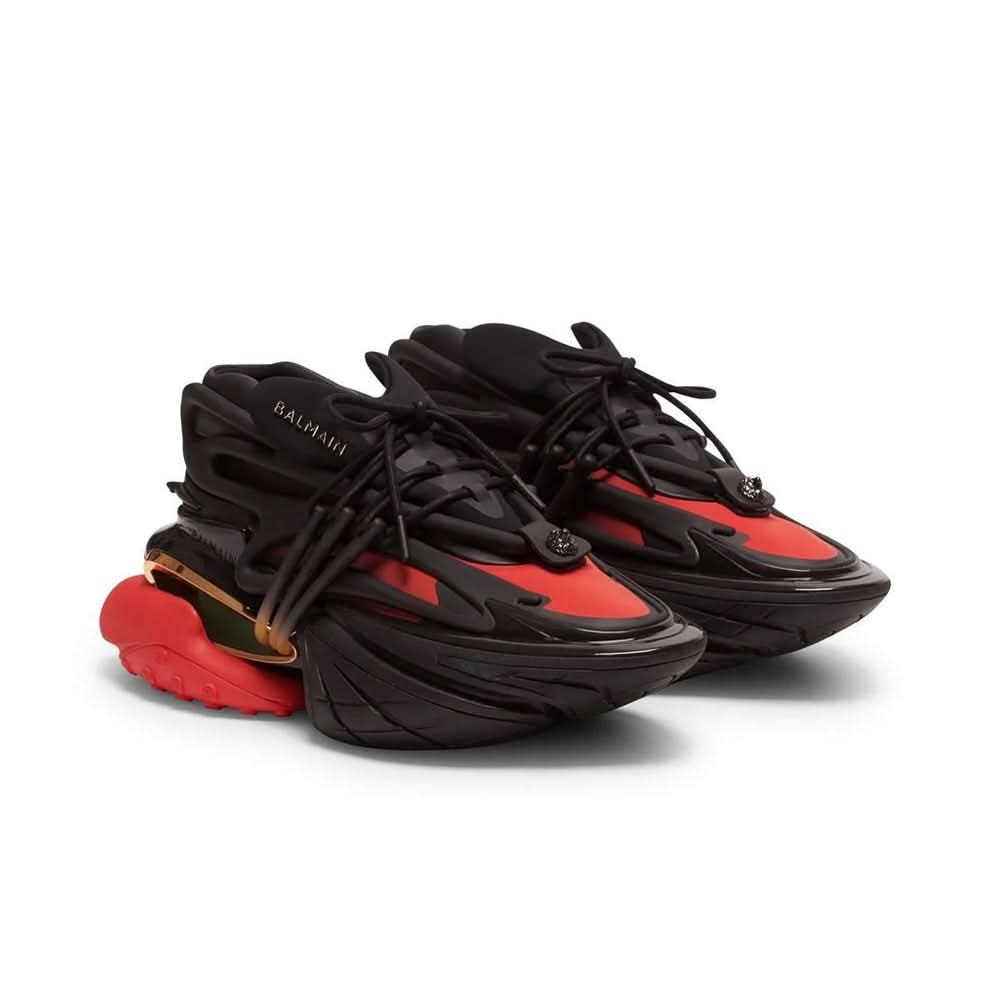 Balmain Unicorn Low 'Black Red' - Copva