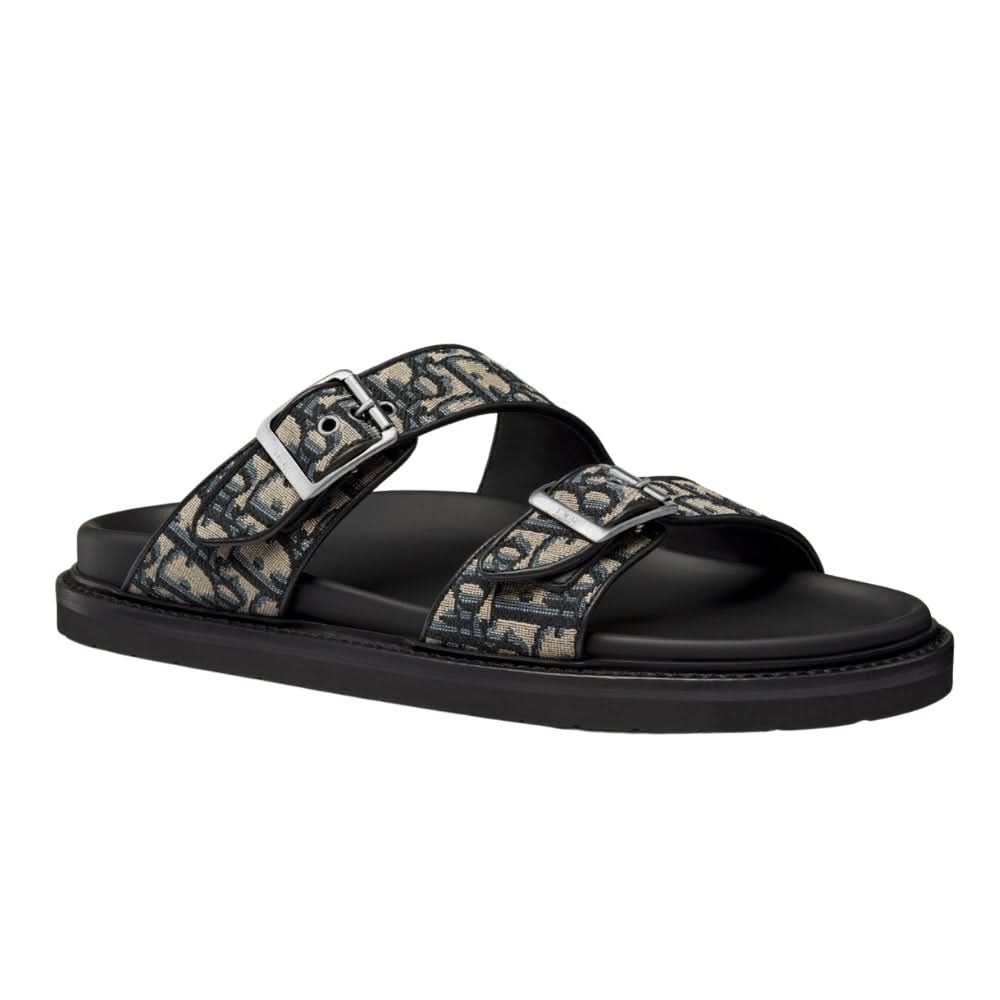 Dior Aqua Sandal "Beige and black" - Copva