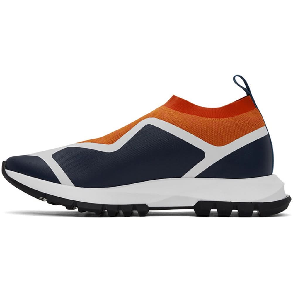Givenchy Orange Spectre Knit Sneakers - Copva