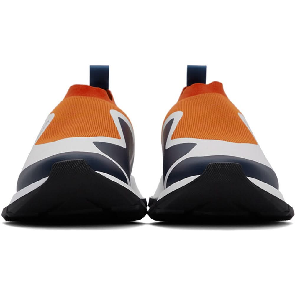 Givenchy Orange Spectre Knit Sneakers - Copva