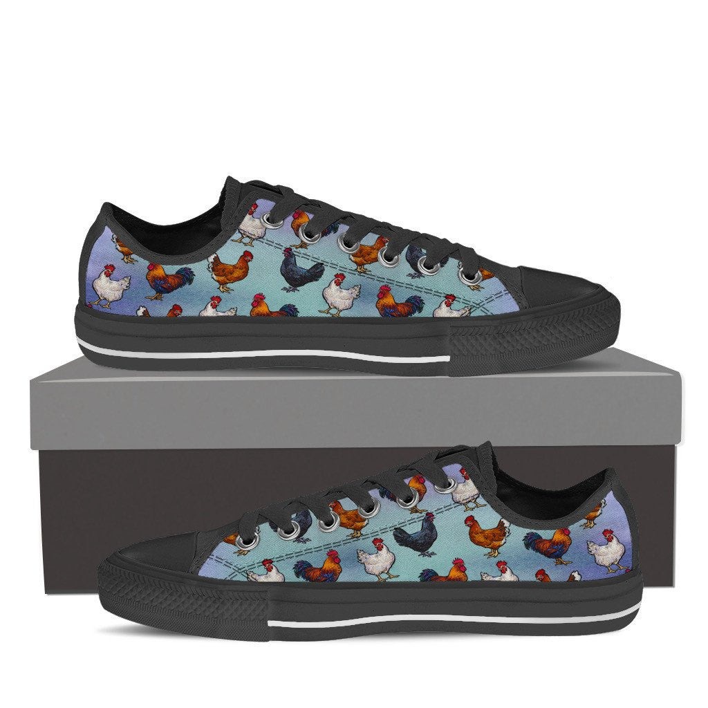 Farm Chicken Print Shoes