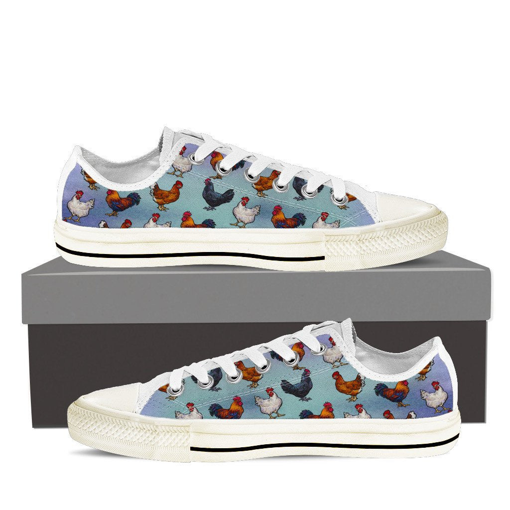 Farm Chicken Print Shoes