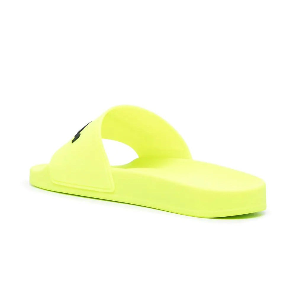 Balenciaga Logo-Print Rubber Slides - Copva