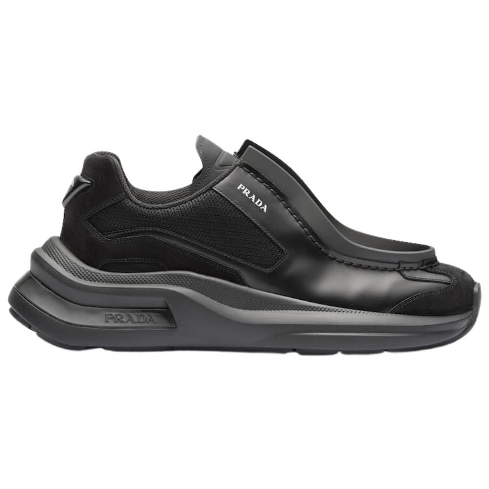 Prada Systeme brushed leather 'Black' - Copva