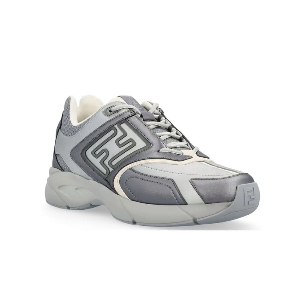 Fendi FF Motif Low-Top Faster Trainers - Copva