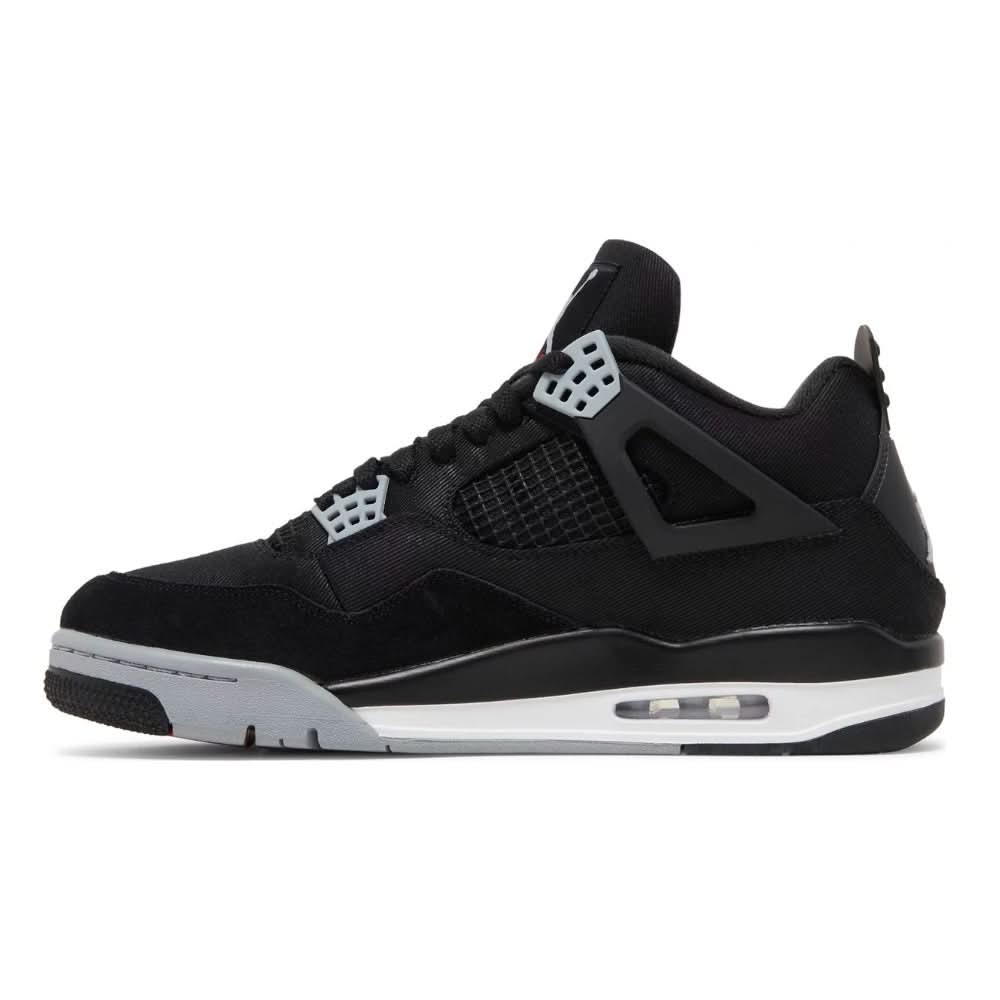 Nike Air Jordan 4 Retro 'Black Canvas' - Copva