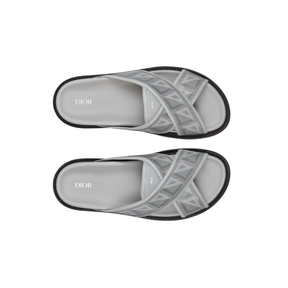 Dior Aqua Sandal 'CD Diamond - Grey' - Copva
