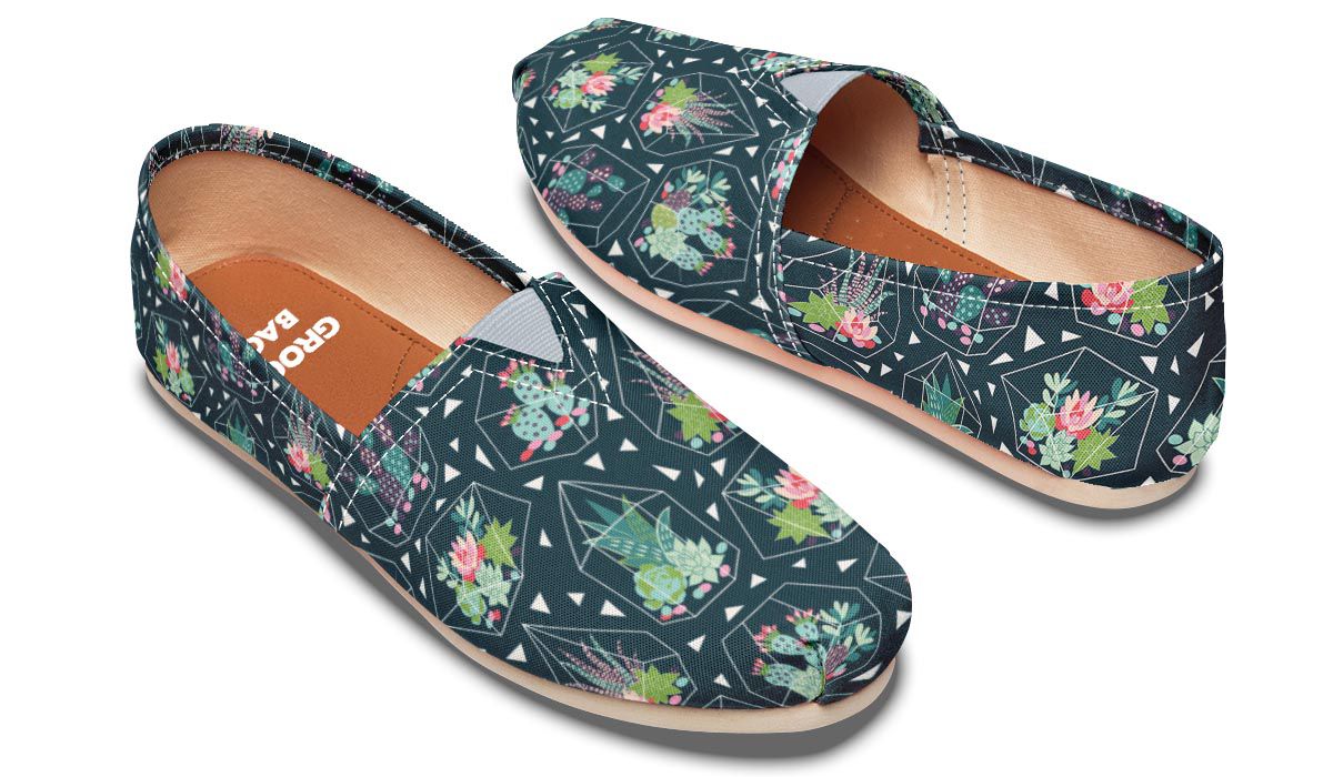 Cactus Terrarium Casual Shoes