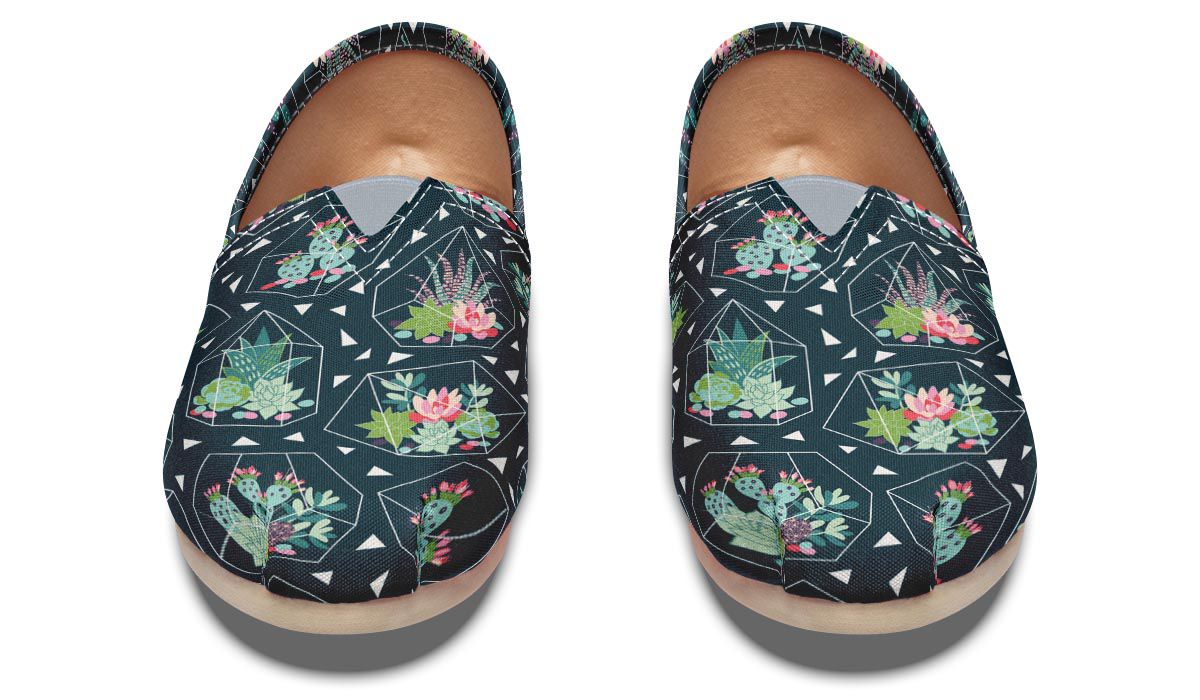 Cactus Terrarium Casual Shoes