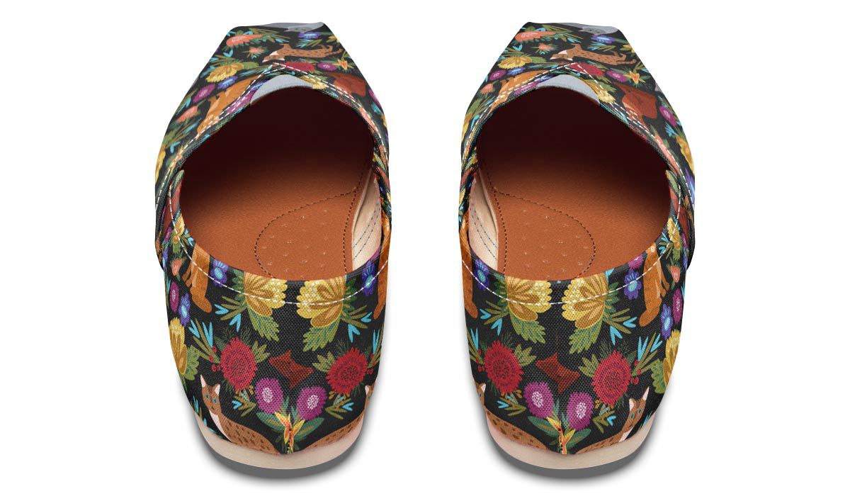 Cat Flower Casual Shoes