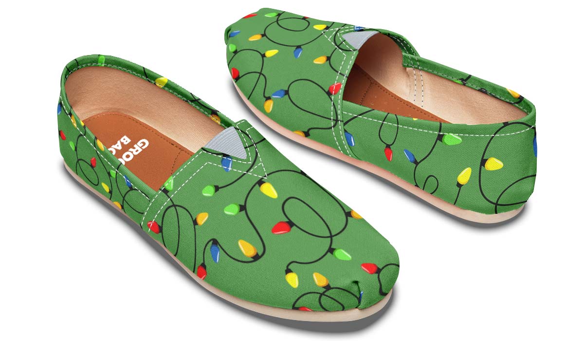 Christmas Lights Casual Shoes