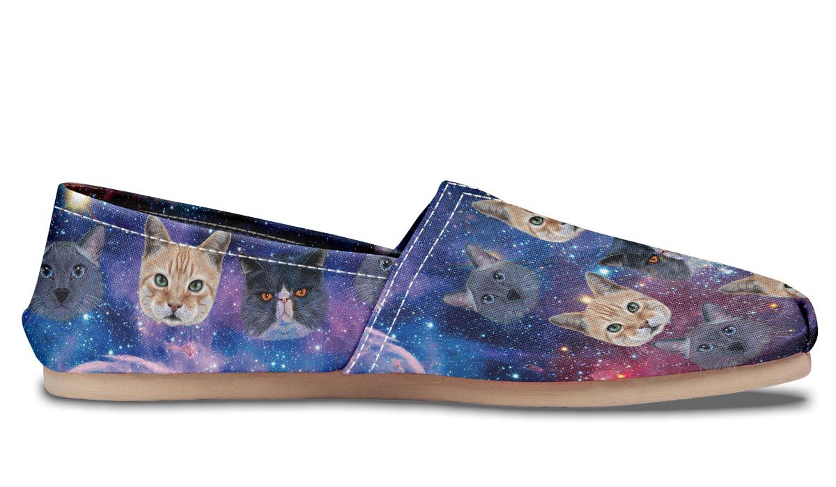 Cosmic Cat Casual Shoes