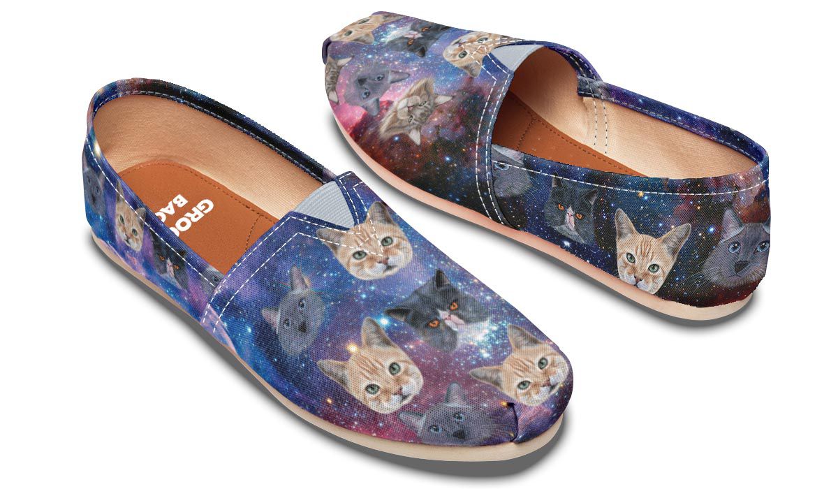 Cosmic Cat Casual Shoes