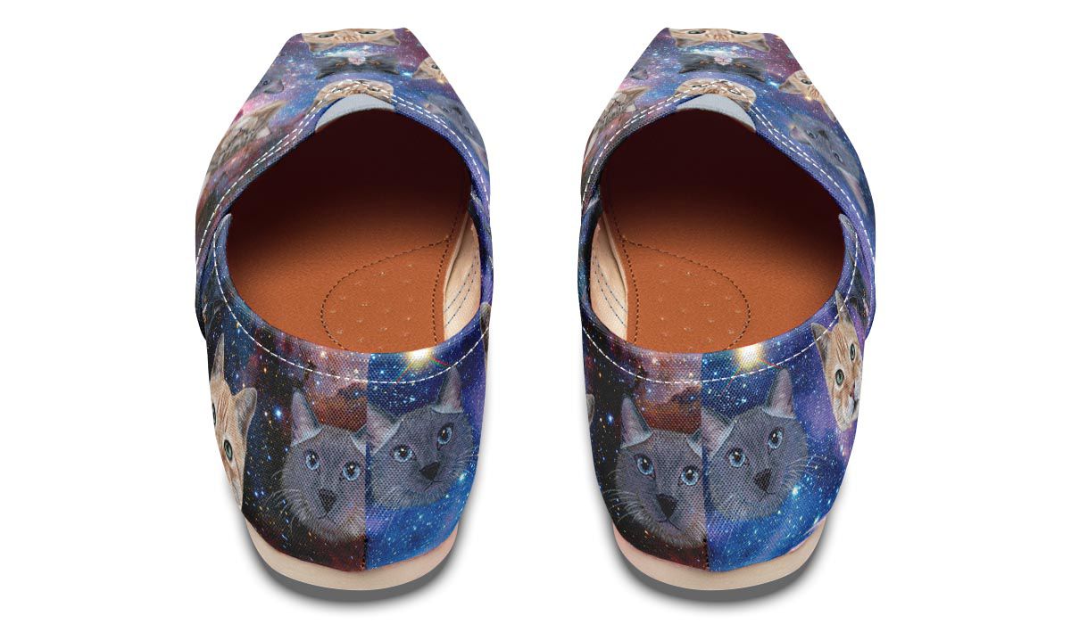 Cosmic Cat Casual Shoes