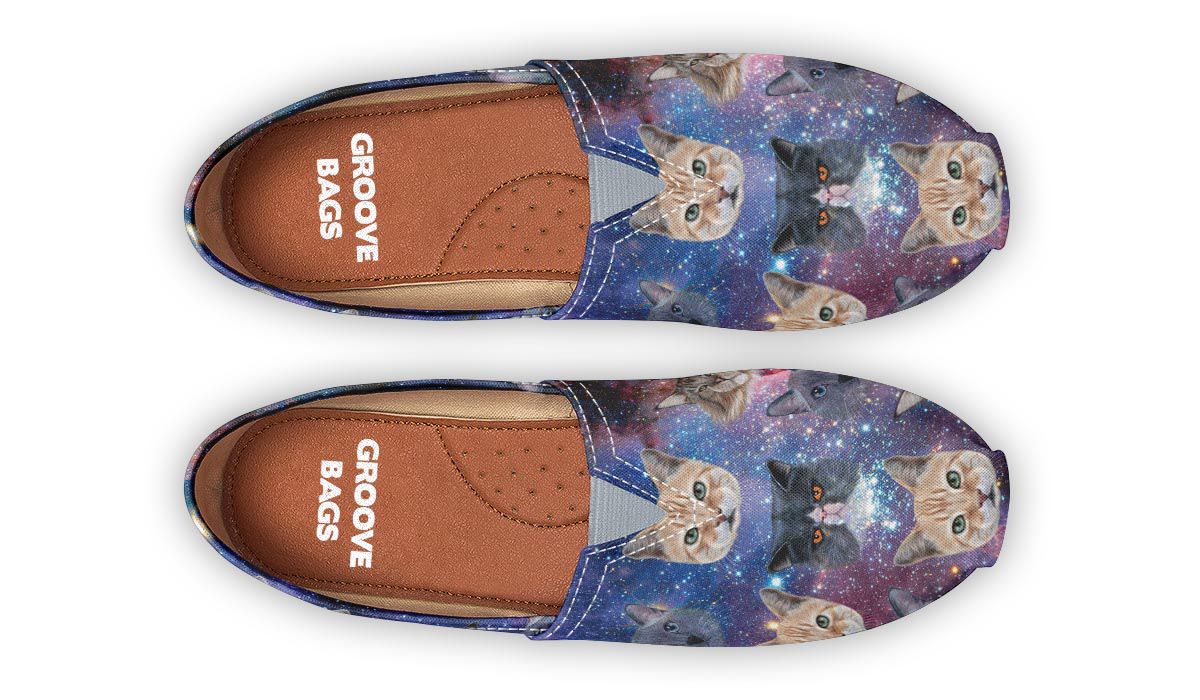 Cosmic Cat Casual Shoes