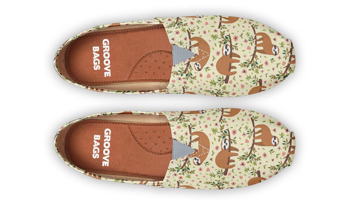 Floral Sloth Casual Shoes