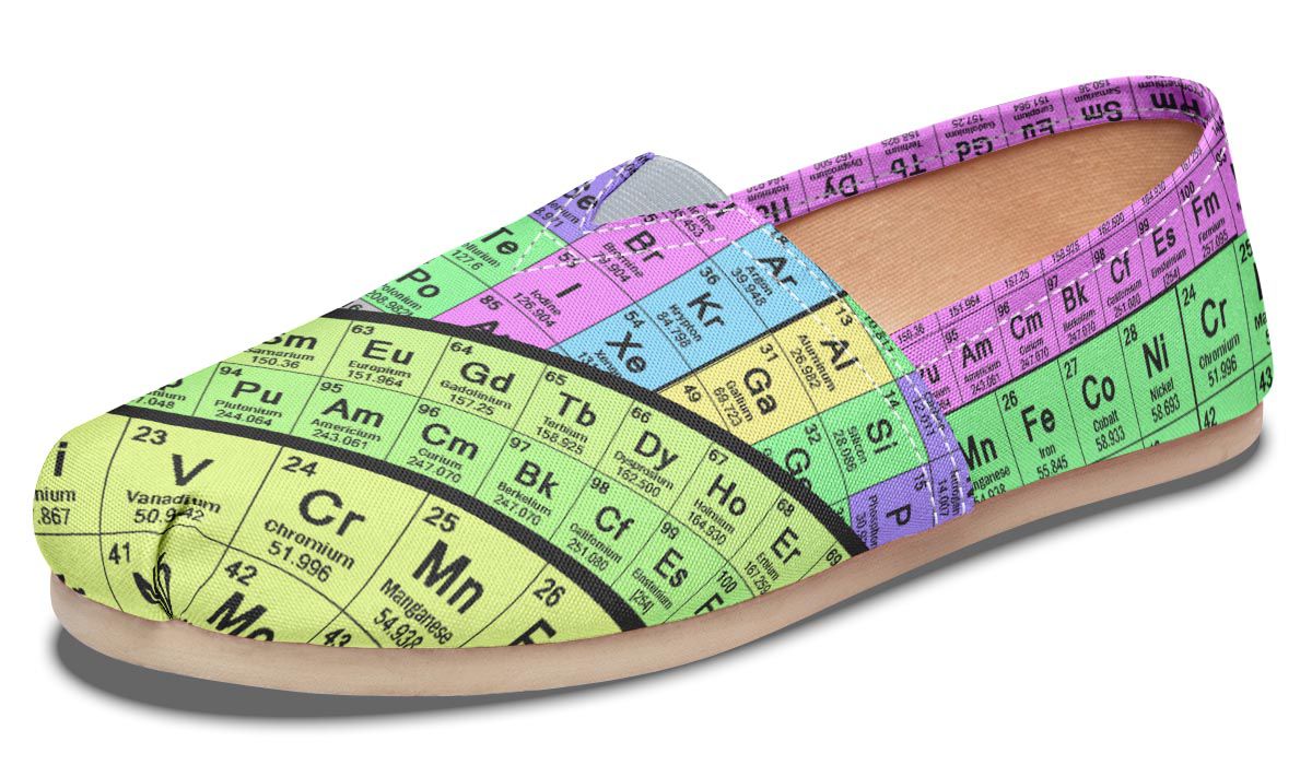 Periodic Table Casual Shoes