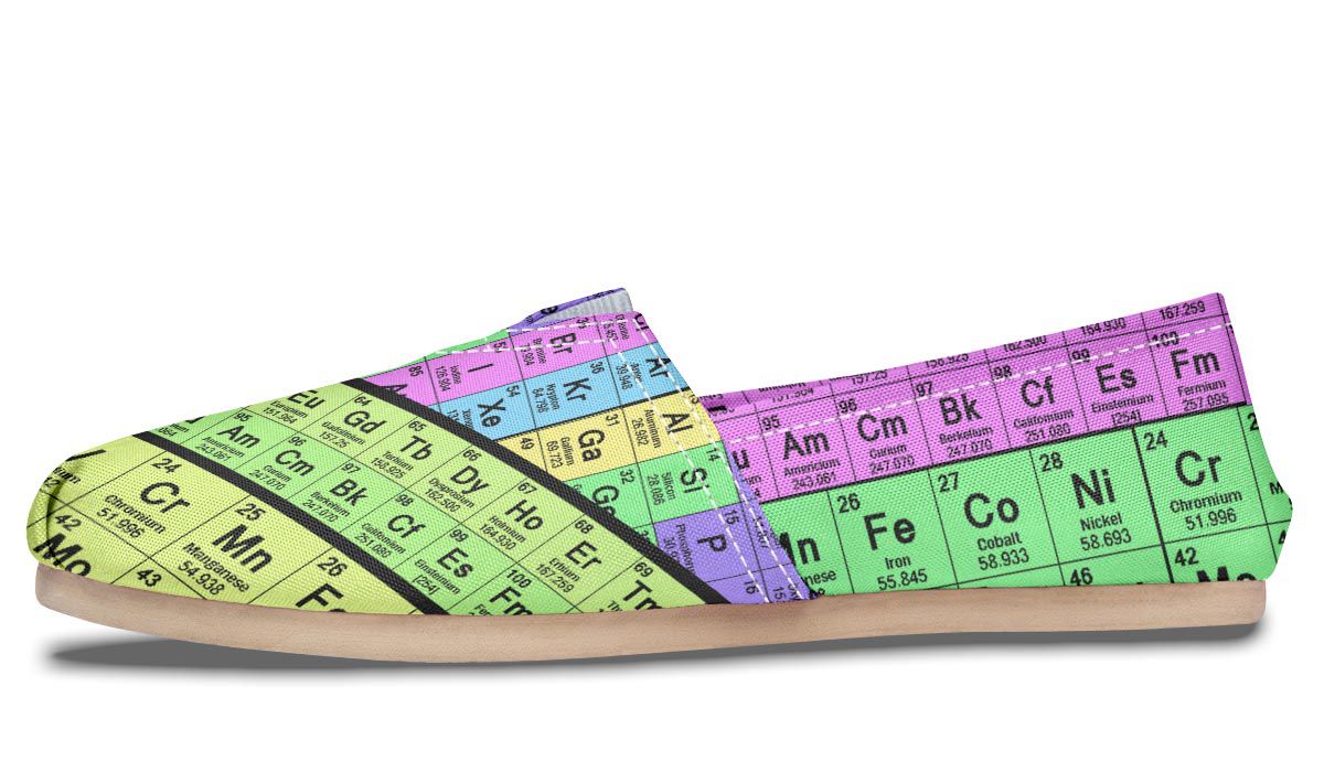 Periodic Table Casual Shoes