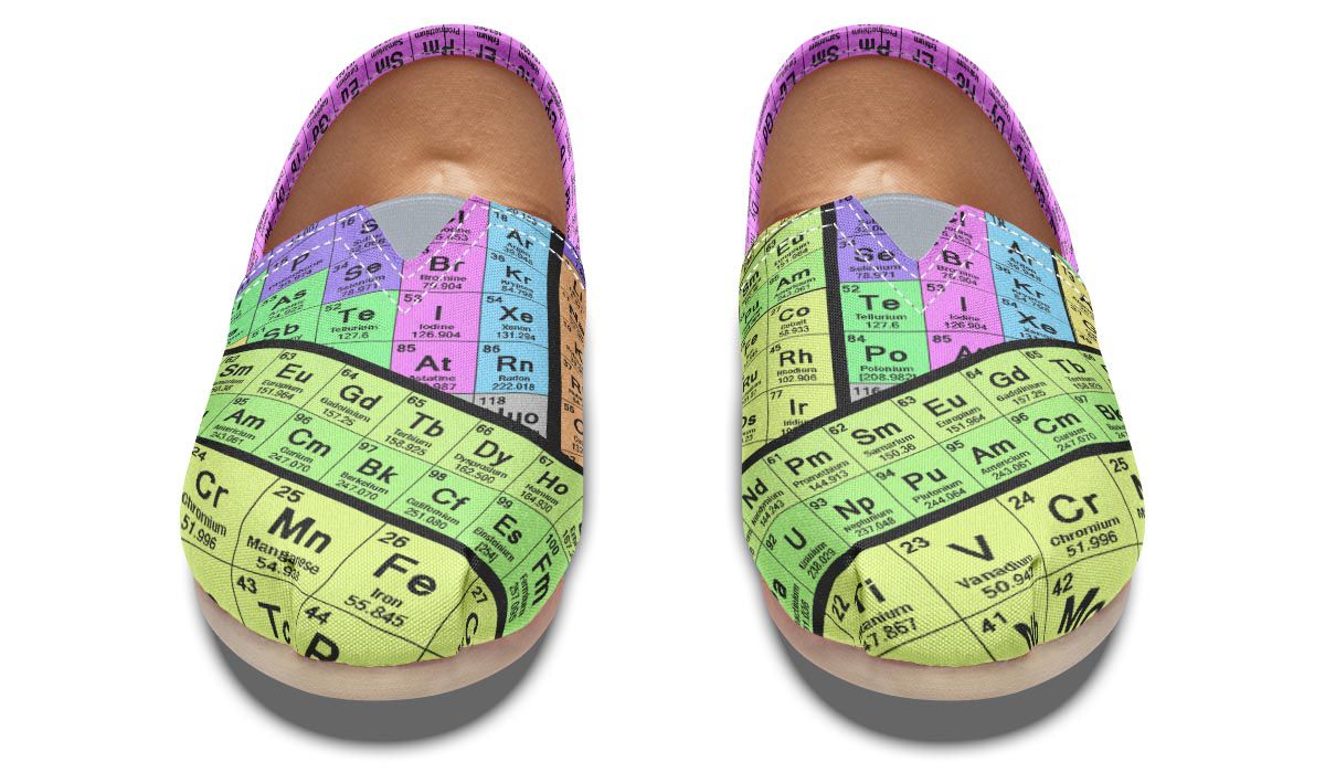 Periodic Table Casual Shoes