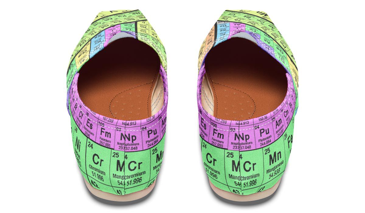 Periodic Table Casual Shoes