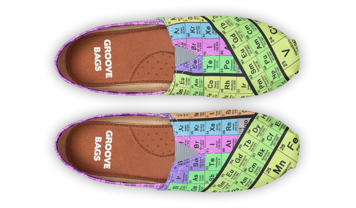 Periodic Table Casual Shoes