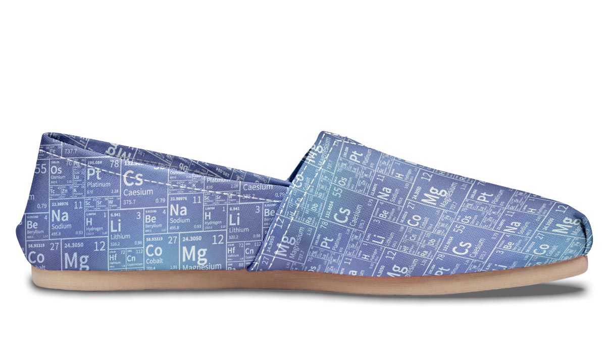 Periodic Table Tile Casual Shoes