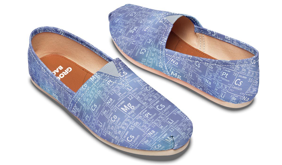 Periodic Table Tile Casual Shoes